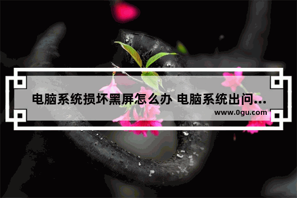 电脑系统损坏黑屏怎么办 电脑系统出问题黑屏怎么解决