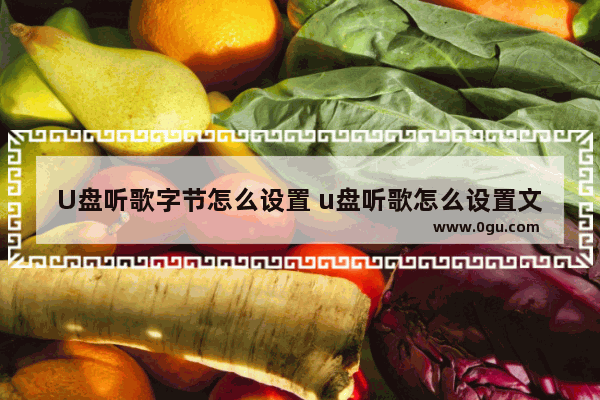 U盘听歌字节怎么设置 u盘听歌怎么设置文件夹