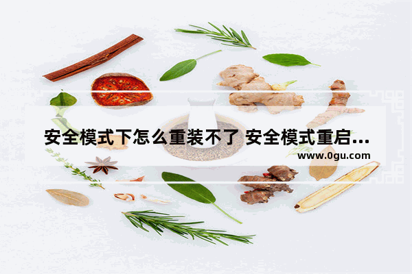 安全模式下怎么重装不了 安全模式重启不了