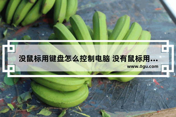 没鼠标用键盘怎么控制电脑 没有鼠标用键盘怎么控制电脑