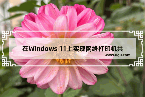 在Windows 11上实现网络打印机共享：方法指南