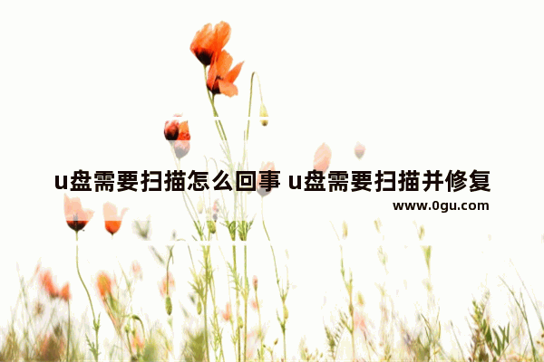 u盘需要扫描怎么回事 u盘需要扫描并修复的原因
