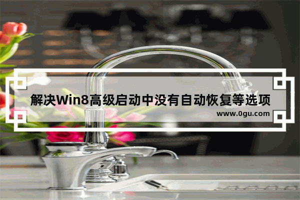 解决Win8高级启动中没有自动恢复等选项的方法