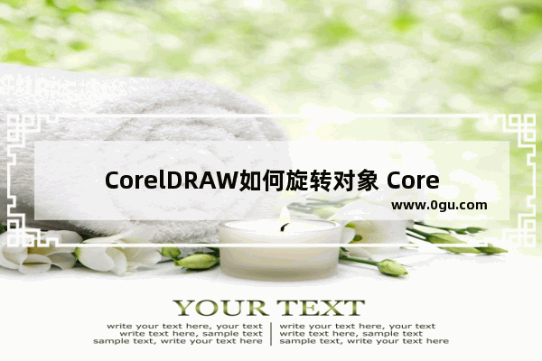 CorelDRAW如何旋转对象 CorelDRAW旋转对象的方法