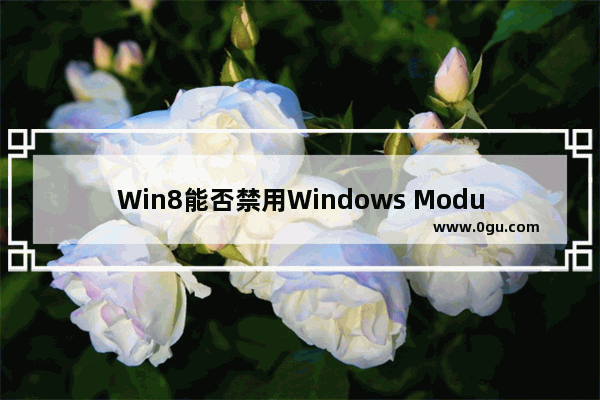 Win8能否禁用Windows Modules Installer Worker进程
