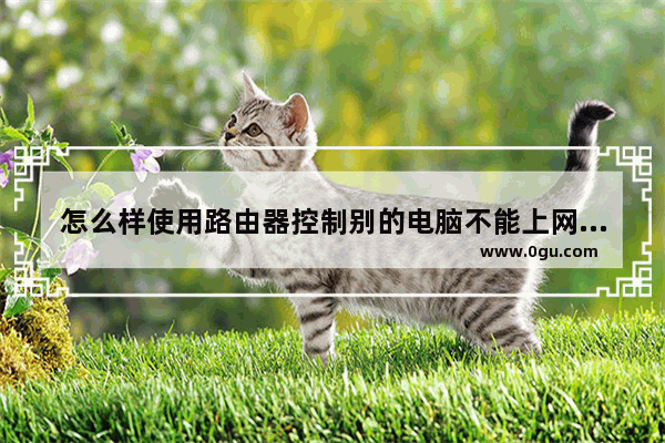 怎么样使用路由器控制别的电脑不能上网路由器连接台式电脑不能上网怎么办