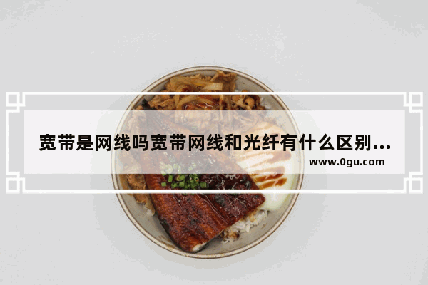 宽带是网线吗宽带网线和光纤有什么区别(宽带和网线有什么关系)