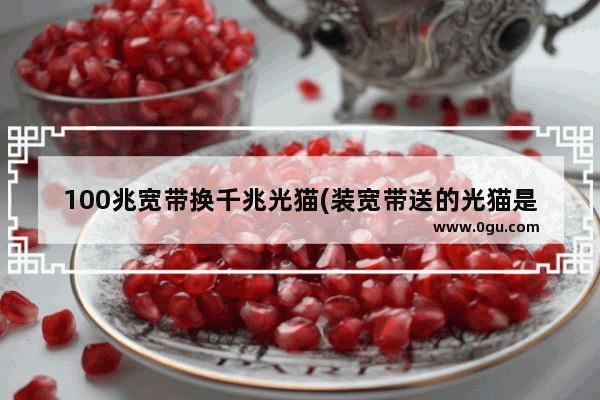 100兆宽带换千兆光猫(装宽带送的光猫是多少兆的)