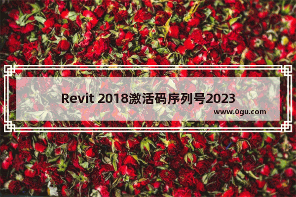 Revit 2018激活码序列号2023最新免费获取方法