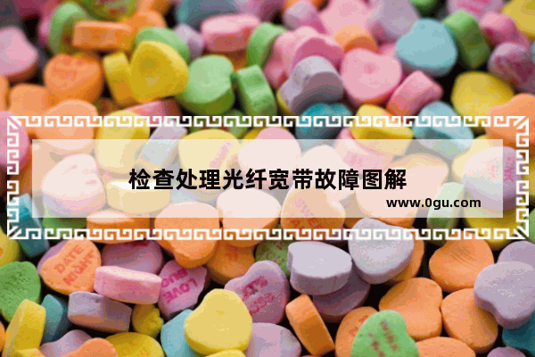 检查处理光纤宽带故障图解