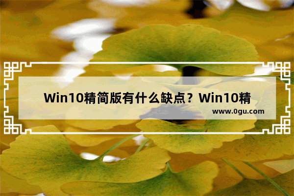Win10精简版有什么缺点？Win10精简版优缺点介绍