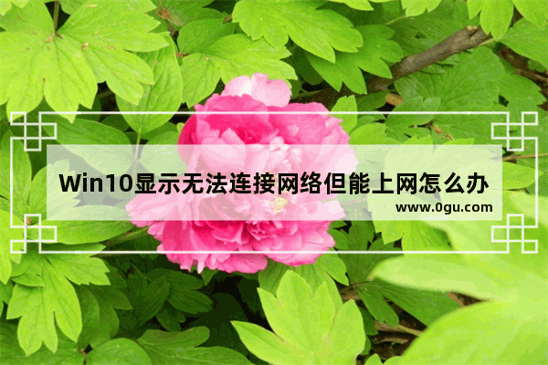 Win10显示无法连接网络但能上网怎么办？显示无法连接网络但能上网解决方法