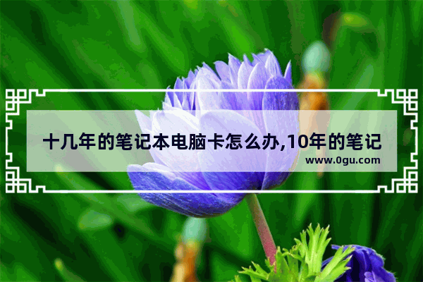 十几年的笔记本电脑卡怎么办,10年的笔记本电脑卡怎么办