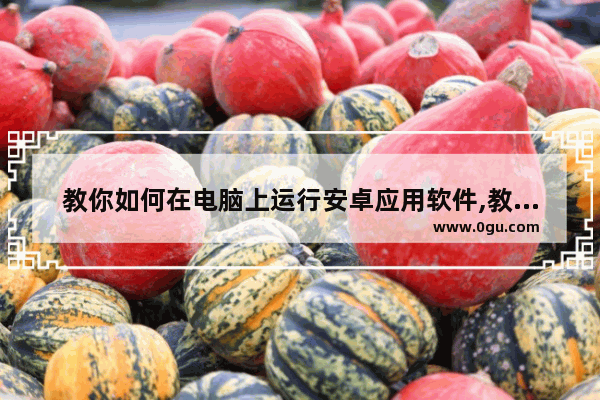 教你如何在电脑上运行安卓应用软件,教你如何在电脑上运行安卓应用程序