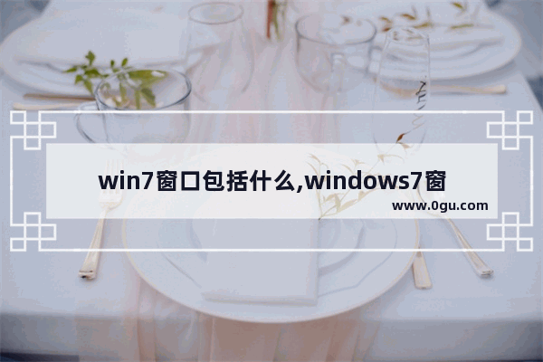 win7窗口包括什么,windows7窗口的基本操作