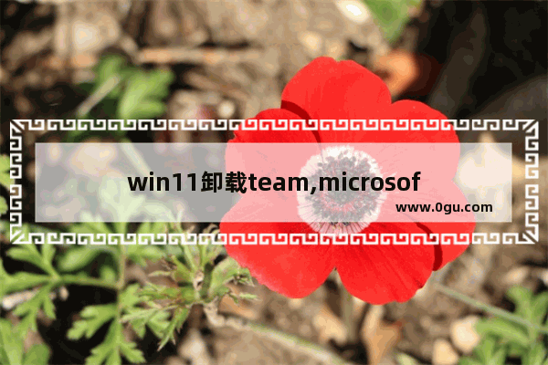 win11卸载team,microsoft teams怎么关闭