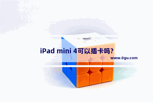 iPad mini 4可以插卡吗?