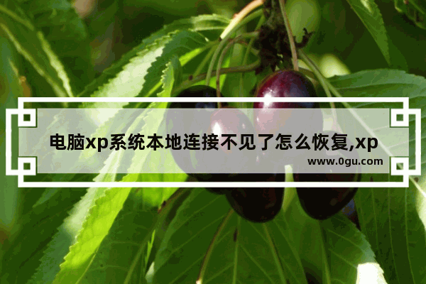 电脑xp系统本地连接不见了怎么恢复,xp系统电脑本地连接不见了