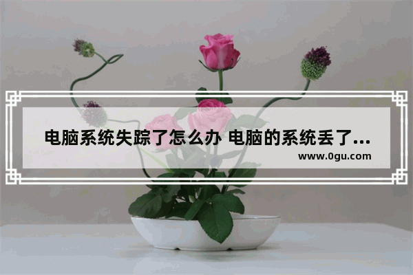 电脑系统失踪了怎么办 电脑的系统丢了怎么办