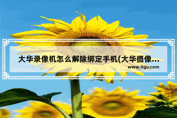 大华录像机怎么解除绑定手机(大华摄像头默认密码重置方法手机号换了)