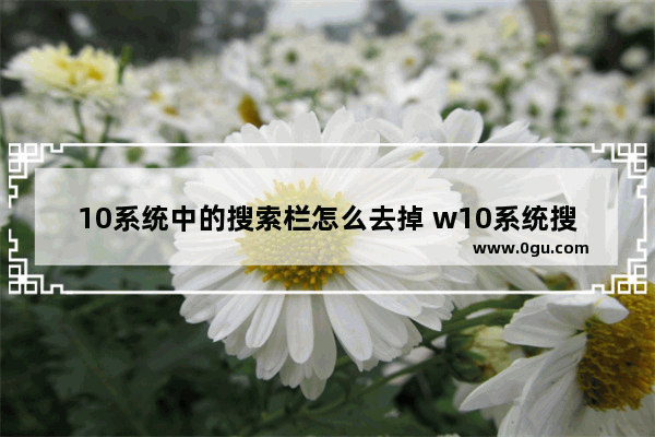 10系统中的搜索栏怎么去掉 w10系统搜索栏怎么关闭