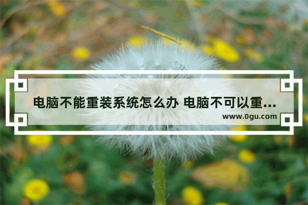 电脑不能重装系统怎么办 电脑不可以重装系统