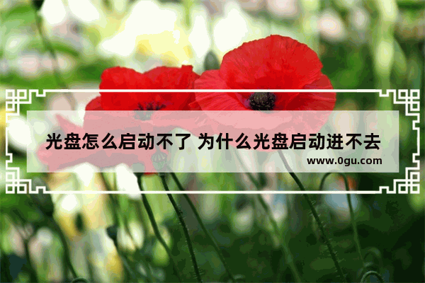 光盘怎么启动不了 为什么光盘启动进不去