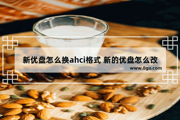 新优盘怎么换ahci格式 新的优盘怎么改格式