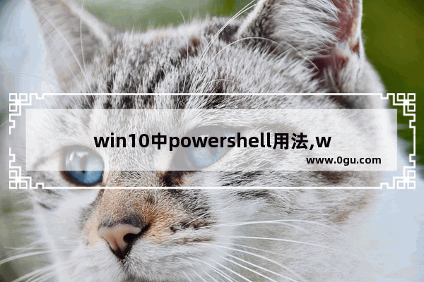 win10中powershell用法,windows powershell命令提示符