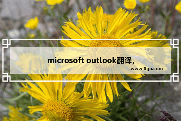 microsoft outlook翻译,win10 mail 与outlook