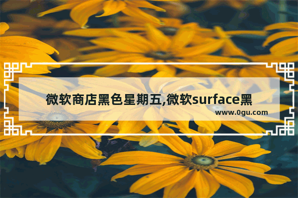 微软商店黑色星期五,微软surface黑苹果