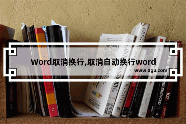 Word取消换行,取消自动换行word
