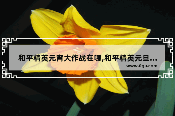和平精英元宵大作战在哪,和平精英元旦玩法