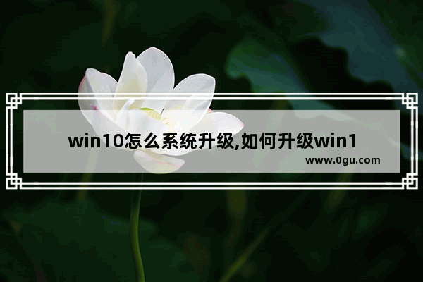 win10怎么系统升级,如何升级win10