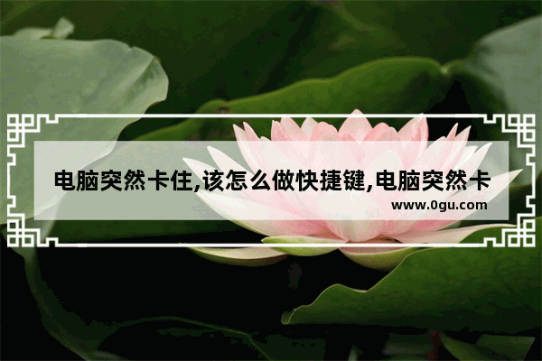 电脑突然卡住,该怎么做快捷键,电脑突然卡住该怎么办