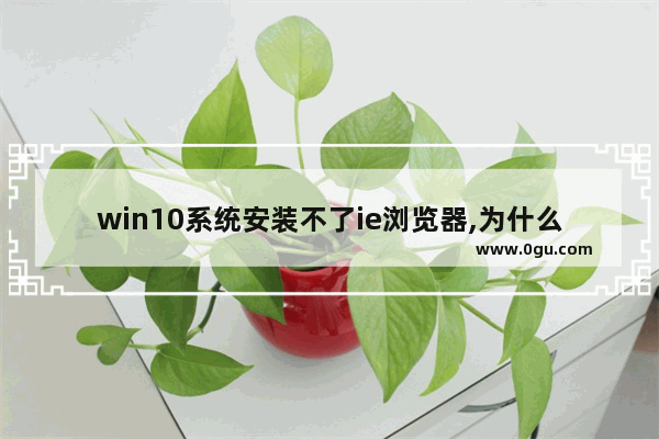 win10系统安装不了ie浏览器,为什么电脑不能安装ie10浏览器