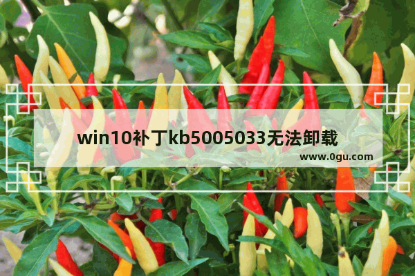 win10补丁kb5005033无法卸载,Win10 KB5003214可选更新出现Bug