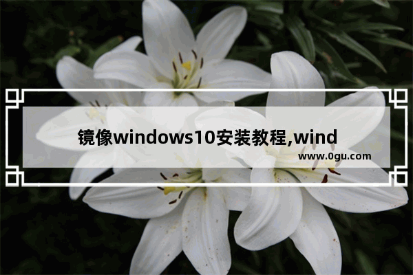 镜像windows10安装教程,windows10专业版原版镜像下载