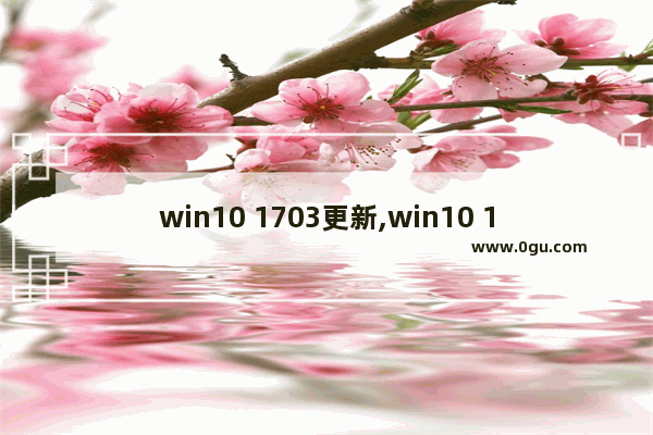 win10 1703更新,win10 1703