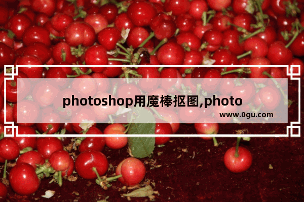 photoshop用魔棒抠图,photoshop魔术棒抠图