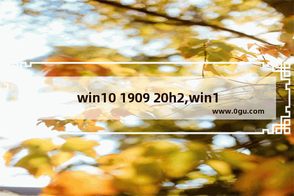 win10 1909 20h2,win10 1903激活密钥