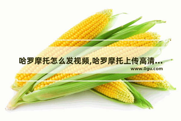 哈罗摩托怎么发视频,哈罗摩托上传高清视频