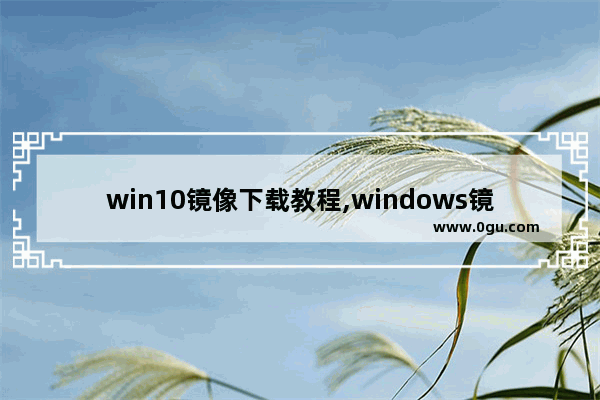 win10镜像下载教程,windows镜像教程