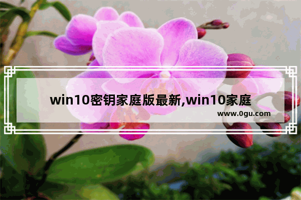 win10密钥家庭版最新,win10家庭版激活密钥2020