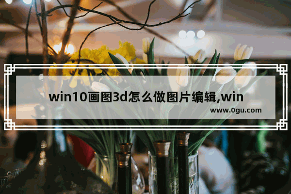 win10画图3d怎么做图片编辑,win10的3d画图能建模吗
