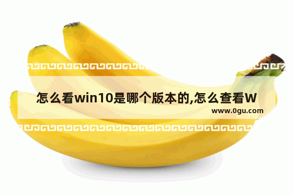 怎么看win10是哪个版本的,怎么查看Win10版本
