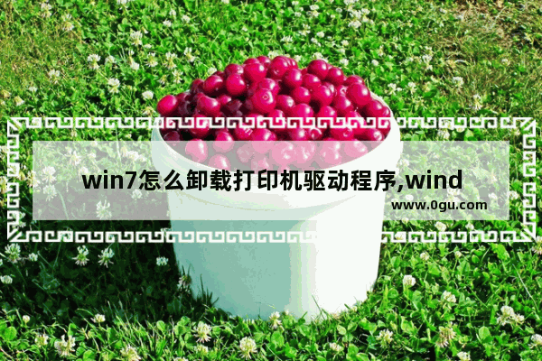 win7怎么卸载打印机驱动程序,windows怎么卸载打印机驱动