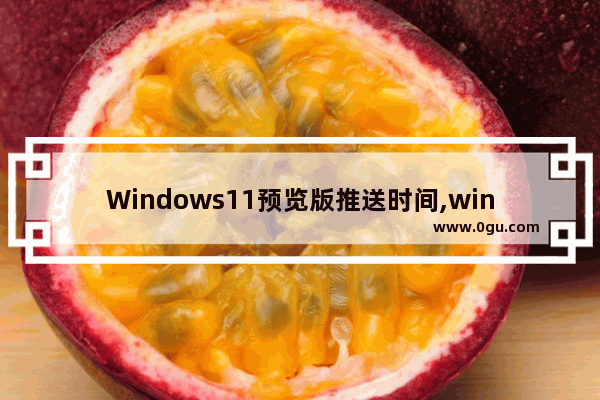 Windows11预览版推送时间,win10最新预览版