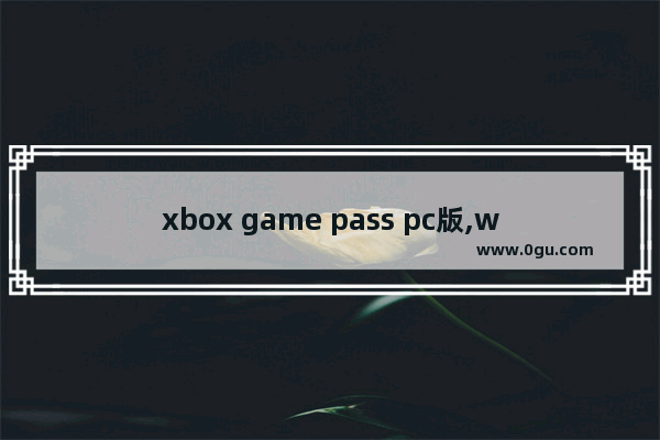 xbox game pass pc版,win10的xgp和xboxone一样吗