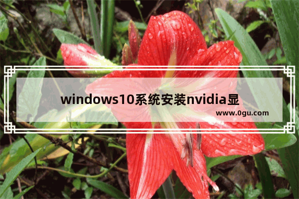 windows10系统安装nvidia显卡驱动失败,笔记本win10安装nvidia无法继续